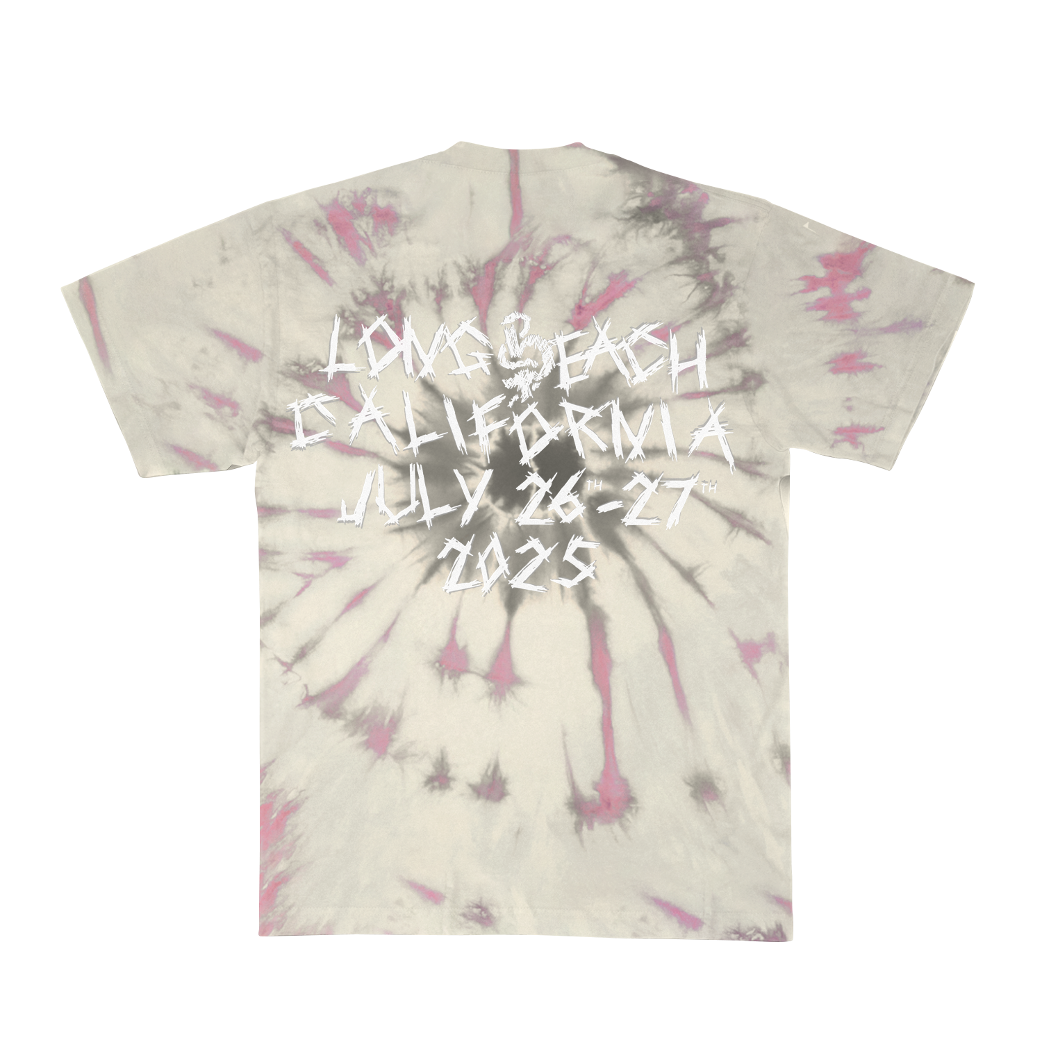 Death Metal Pink Dyed Tee