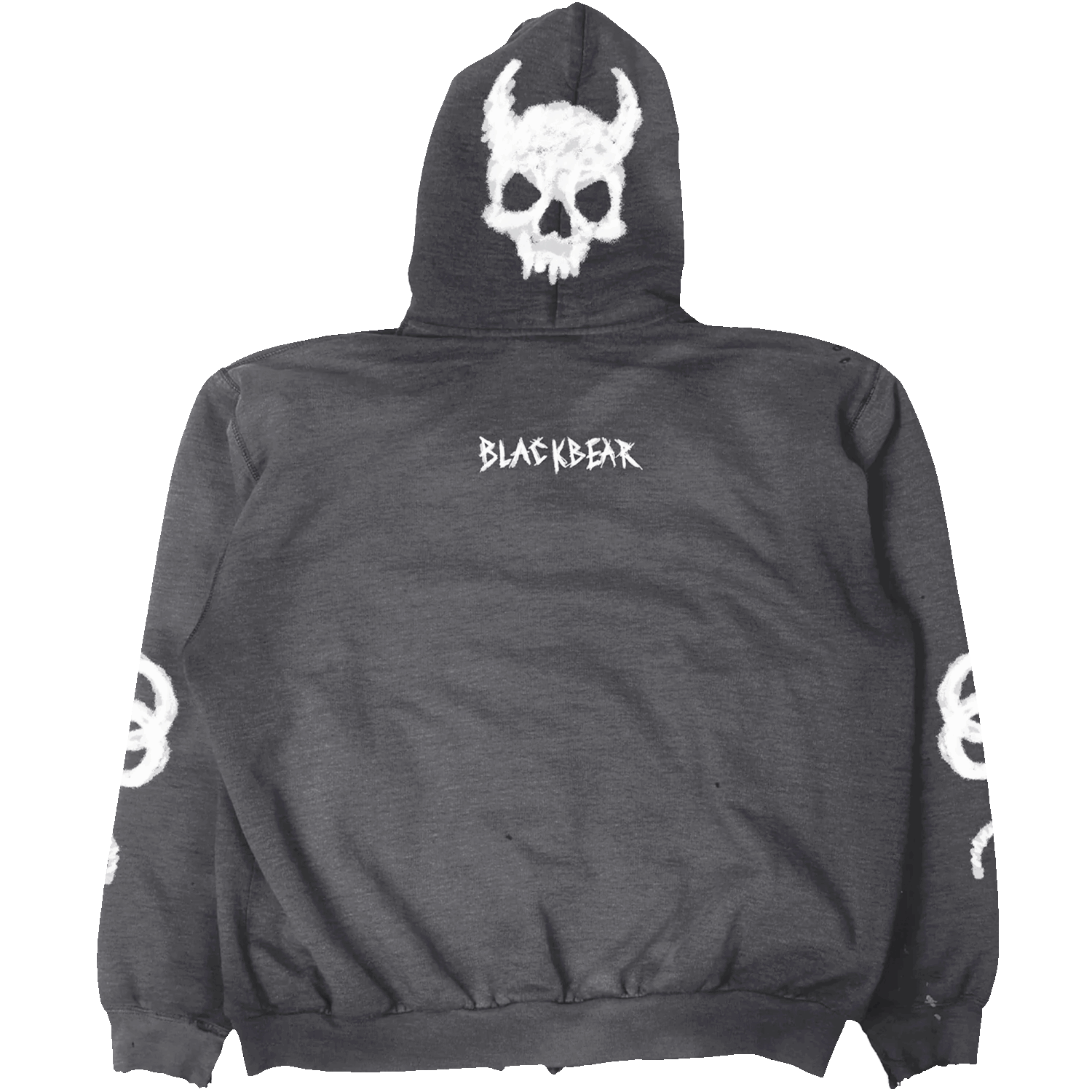 Death Metal Zip Up Hoodie