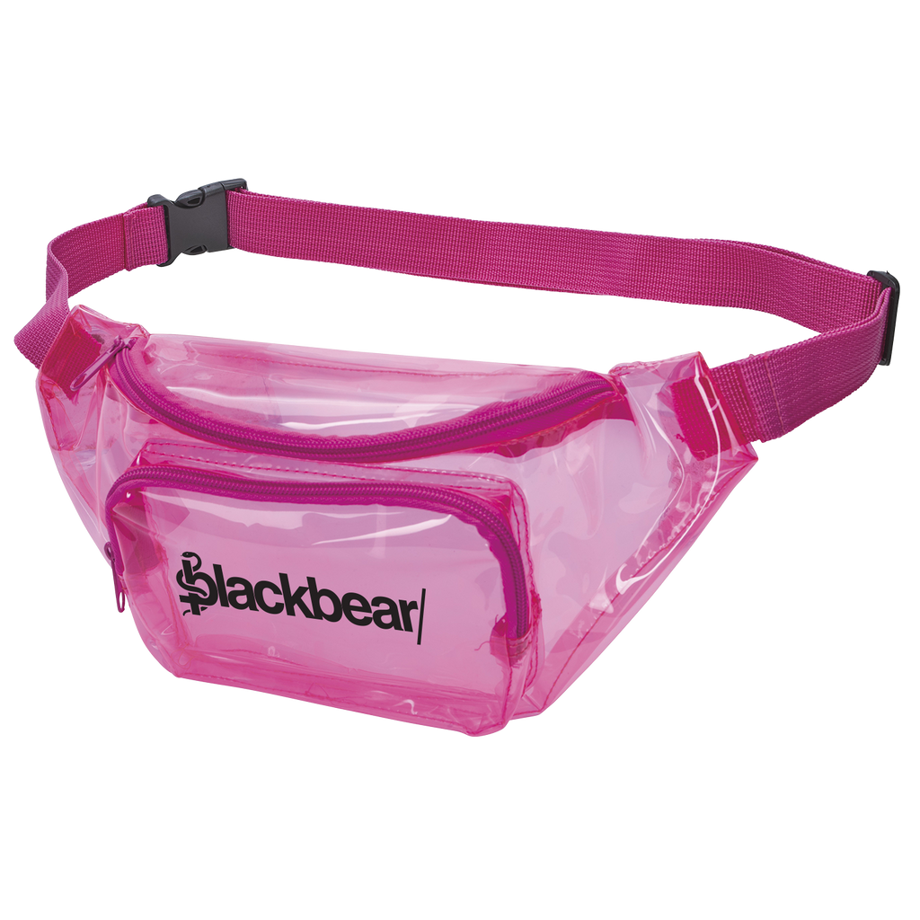 Pink transparent 2025 fanny pack